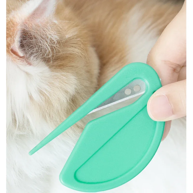 Tierknoten-Kamm für Hunde: Effektiver, schmerzfreier Knotenlöser, Fellpflegekamm für Welpen, Fellentfernung, Trimmer-Kamm, Katzenzubehör