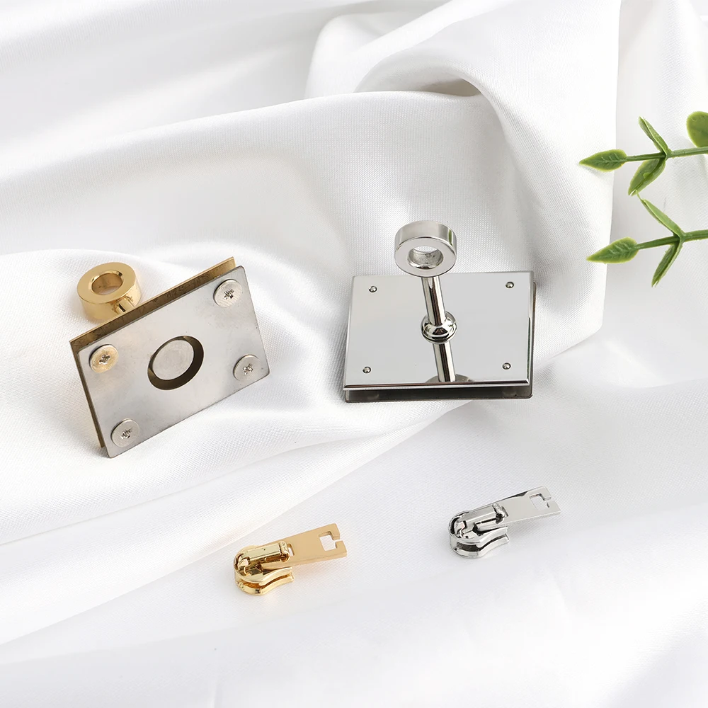 1/3Sets 100% Stainless Steel New Bag Locks Swivel Clasp with Key For Women Handbag Purse Tote Turn Lock Set Accessories High-end