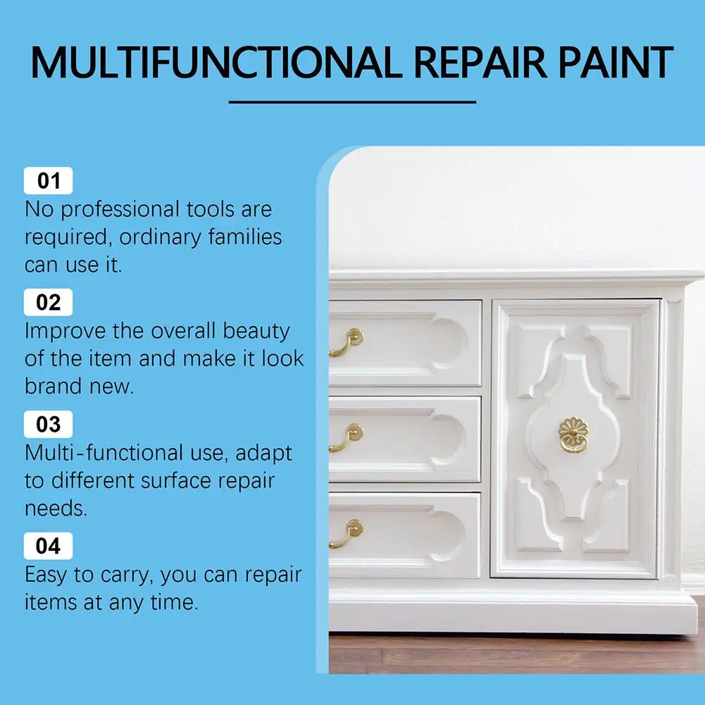 1/2/3Pcs Waterproof Bathroom Multifunctional Repair Paint Waterproof For Bathroom Wall Repair Scratch Cover Shine Restoration