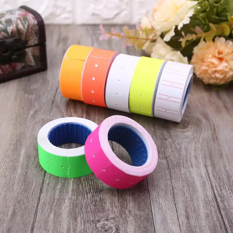 W89C 10 Nhãn giá Rolls Color Màu đơn hàng Hàng Thẻ nhãn cho MX5500 Thẻ giá