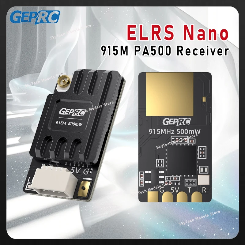 

GEPRC ELRS Nano 915M PA500 Receiver - 500mW PA Chip 25Hz/200Hz for FPV Longrange Freestyle RC DIY Parts
