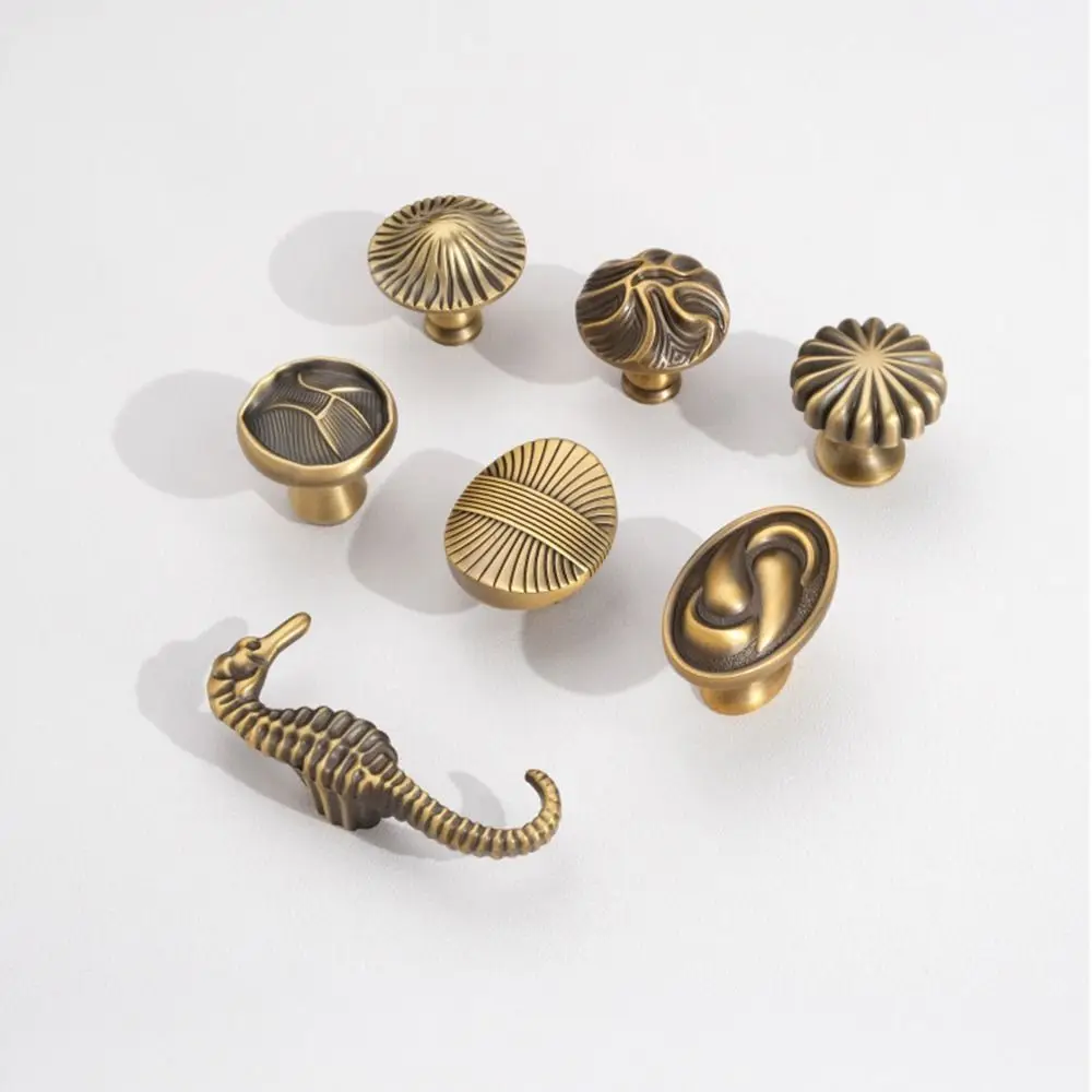 1 個新しい単穴アンティーク引き出しノブヴィンテージマルチサイズキャビネットハンドル高級ラウンドドアハンドル取手家具アクセサリー