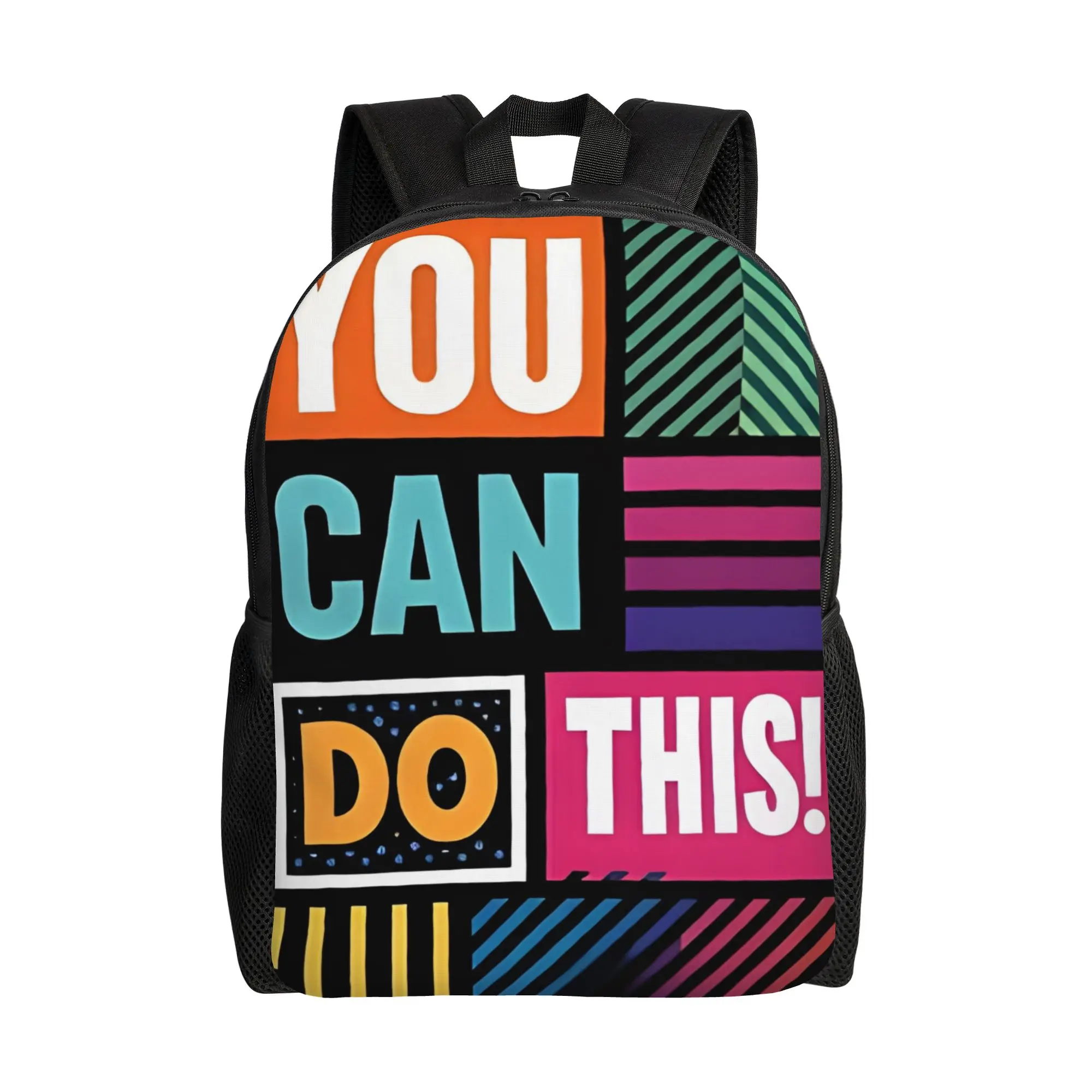 

fashion backpacks You Can Do This Motivational Typography Daypack mochila Portable High School Large Capacity Rucksack