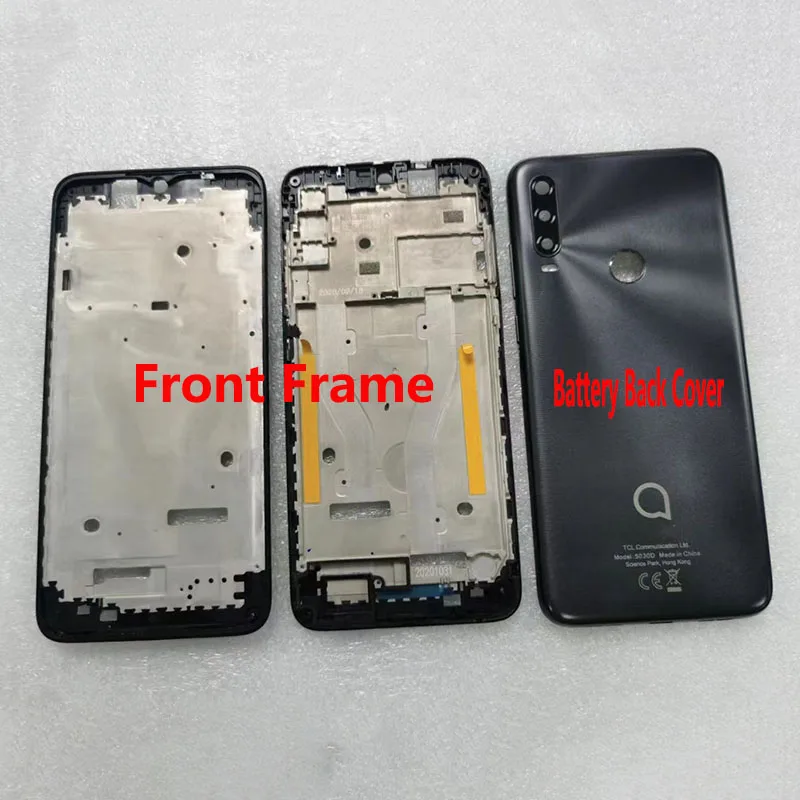 

For Alcatel 1SE 2020 5030 5030F 5030U 4087 4087U LCD Front Frame Housing Frame Bezel Plate Repair Parts Battery Back Cover