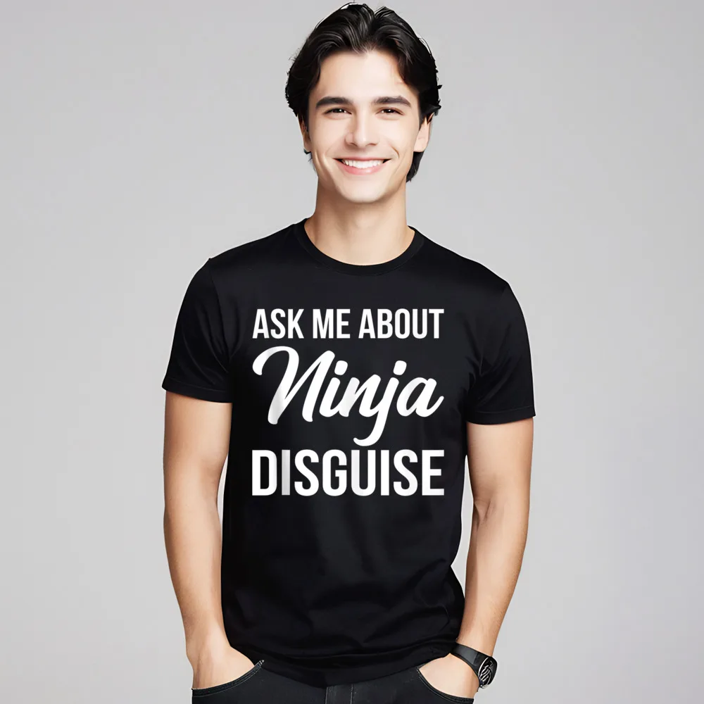 Funny Ask Me About My Discount Gift Tops & Tees Crewneck Lovers Day Combed cotton Short Sleeve T-Shirt Grandpa Print T-Shirt