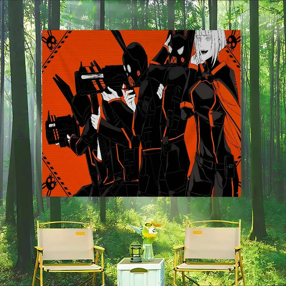 Game Lobotomy Corporation DIY Flag For Family Group Photo Living Room Home Dorm Decor Wall Art Decor Banner