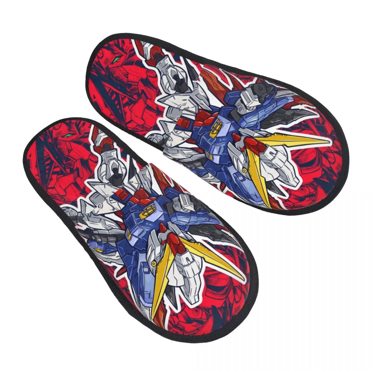 

Custom Print Women Mangas G-Gundams House Slippers Cozy Warm Movie Memory Foam Fluffy Slipper Indoor Outdoor Shoes