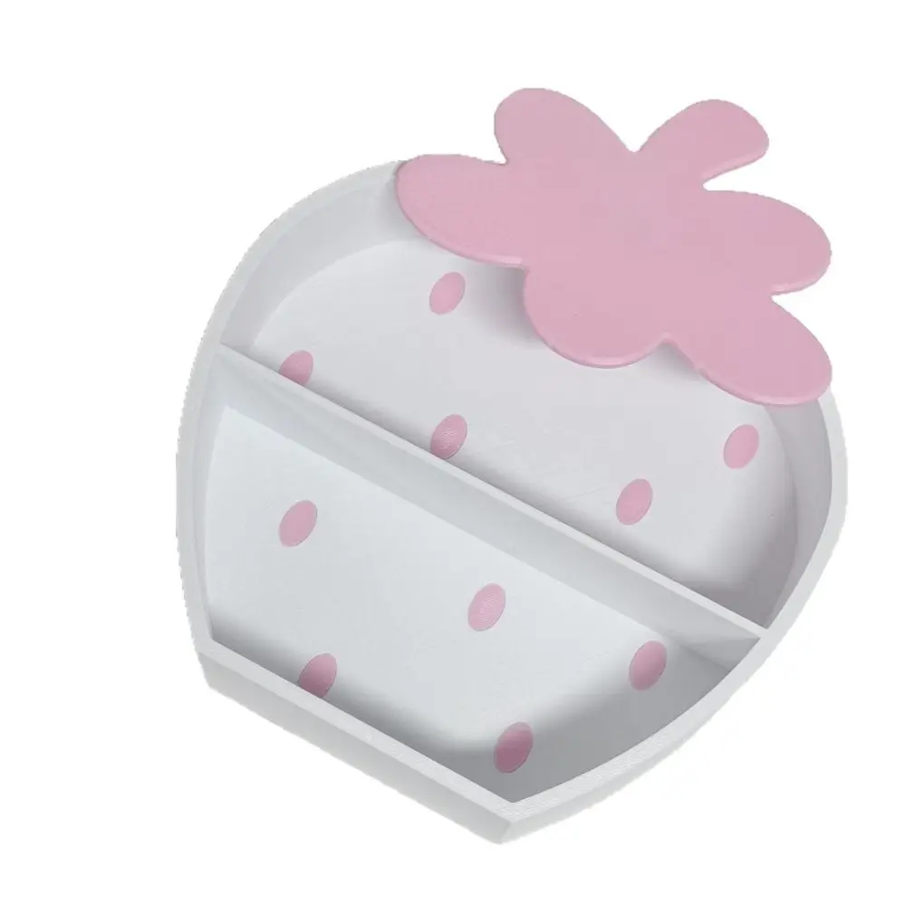 Strawberry Shaped Strawberry Display Shelf Freestanding Three-Dimensional Style Figurine Display Stand Tiered Structure