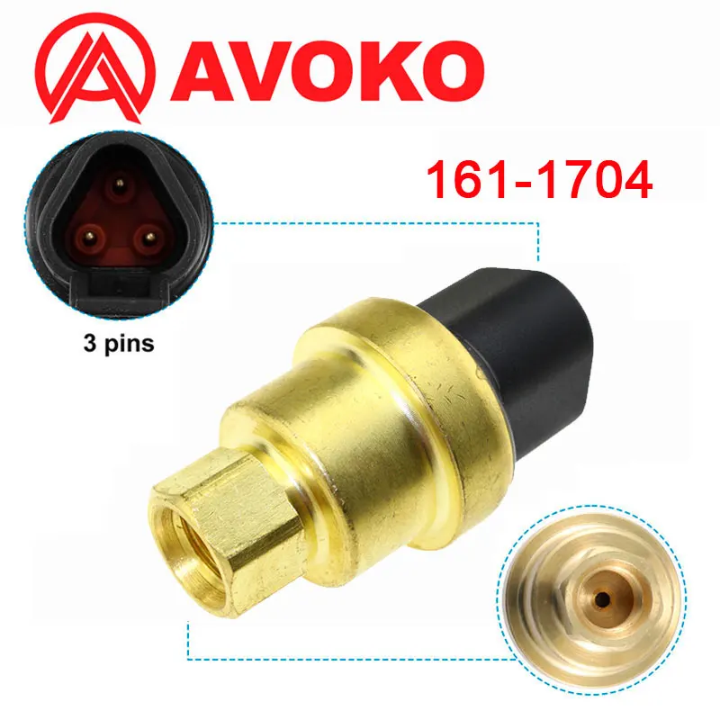 161-1703 161-1704 161-1705 Pressure Sensor For Excavator 325D 330C E325D 725 730 MT735 MT745 MT755