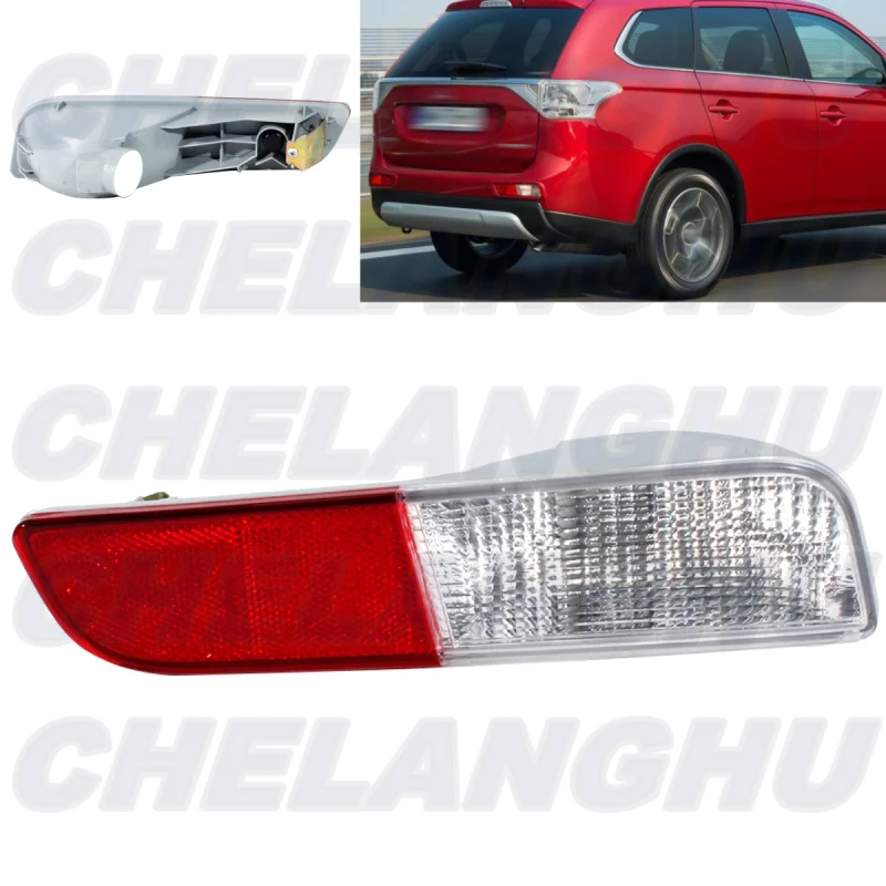 

For Mitsubishi Outlander 2014 2015 1Pc Right Side Rear Bumper Reflector Light Lamp Without Bulbs 8336A102