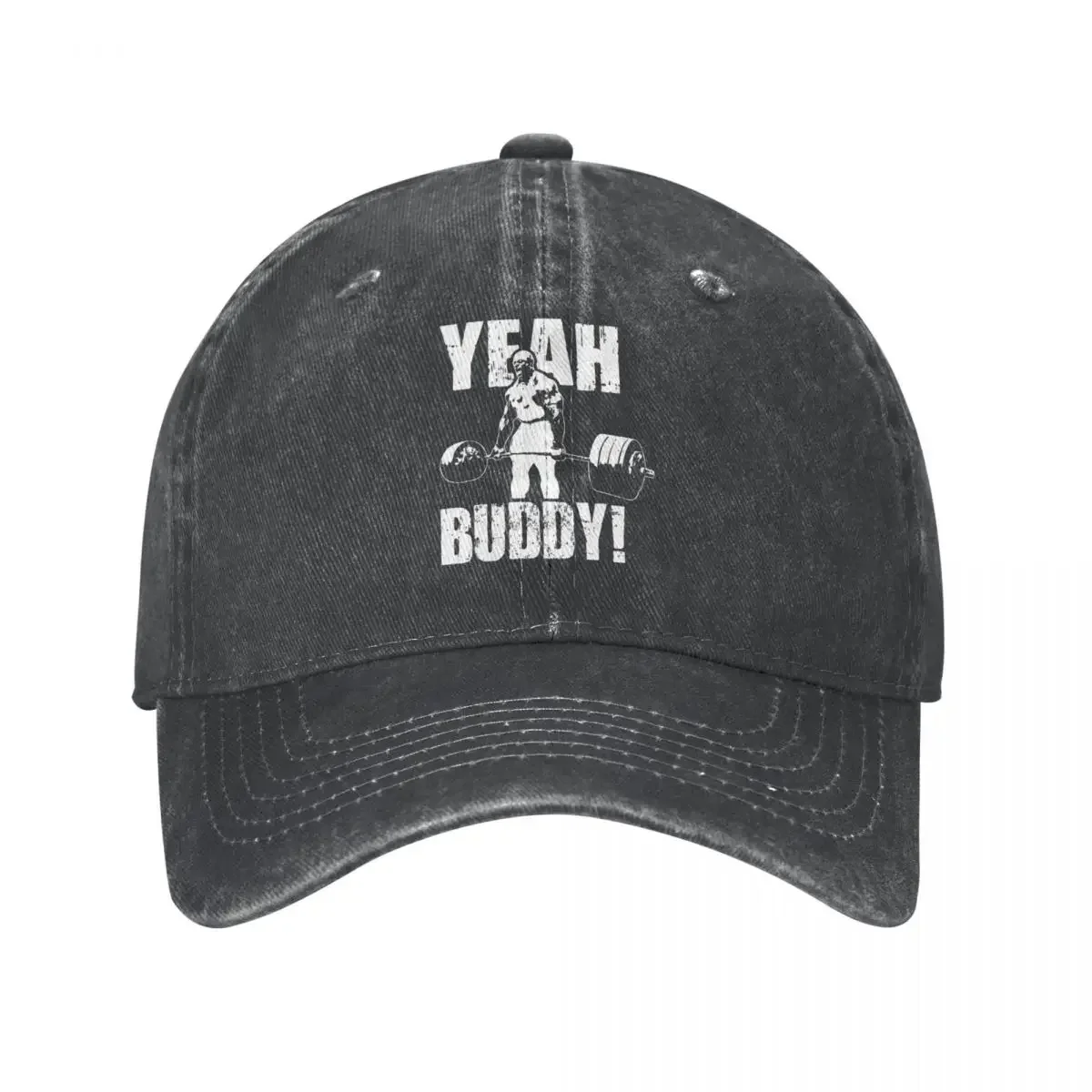 

Yeah Buddy Ronnie Baseball Caps Retro Distressed Washed Gym Fit Fitness Bodybuilding Snapback Hat Unisex Outdoor Travel Caps Hat