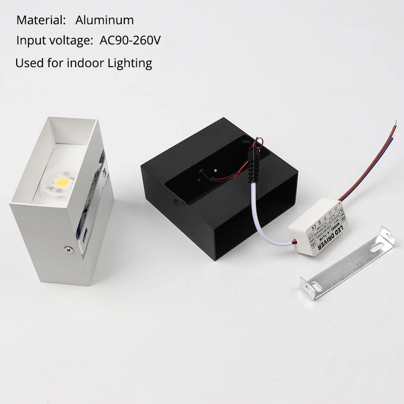 6W 12W LED Lampada da Parete Interno Up Down Applique da Parete Moderno Alluminio Interni Lampada a Muro per Bagno Lampada Soggiorno Camera da Letto