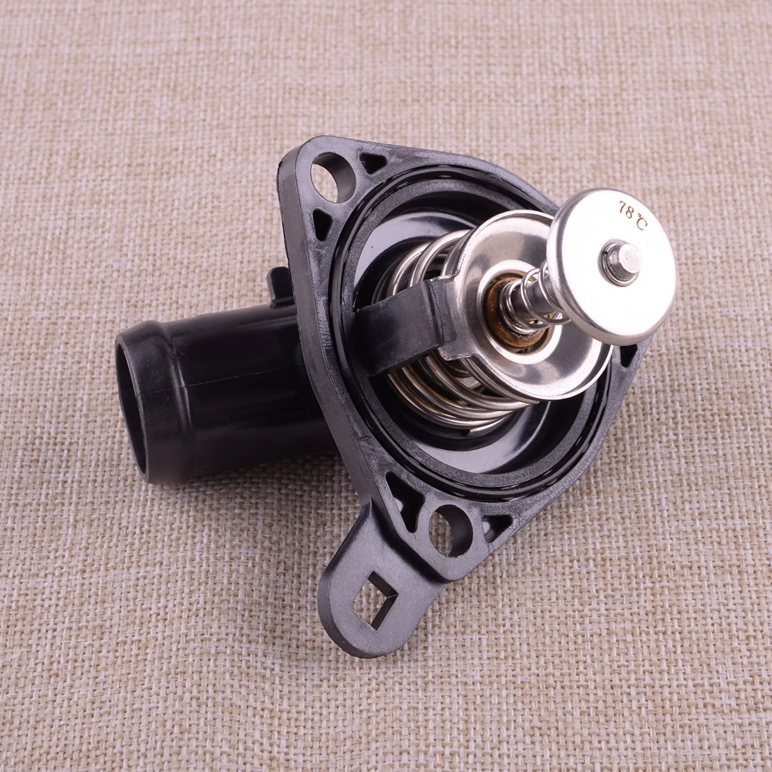 19301PNA003 Car Engine Coolant Thermostat Fit For Acura RSX Honda CR-V Civic 2002 2003 2004 2005 Black 3