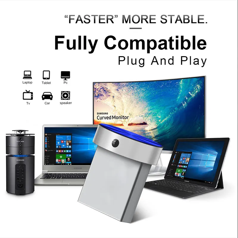 Super Mini USB flash drive 4GB 8GB 32GB 64GB 128GB metallo Pendrive flash memory Stick 256gb impermeabile usb stick migliori regali