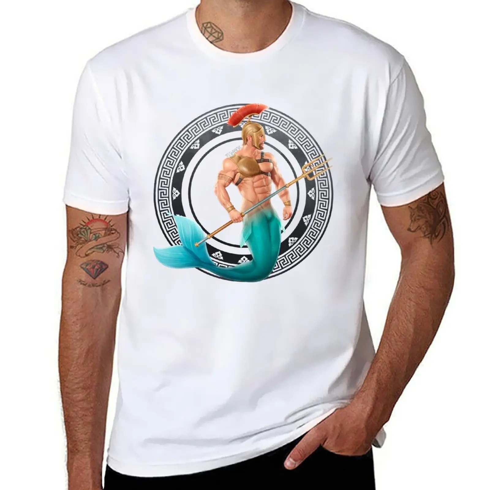 

Gladiator Merman T-Shirt t shirts for man graphic tees t shirt man luxury T-Shirt