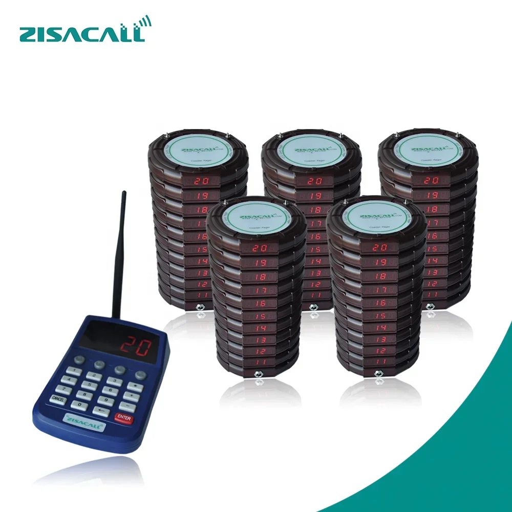 LED Display Receiver,bell Buzzer,waiter Calling System,wireless Numeric Keypad Transmitter