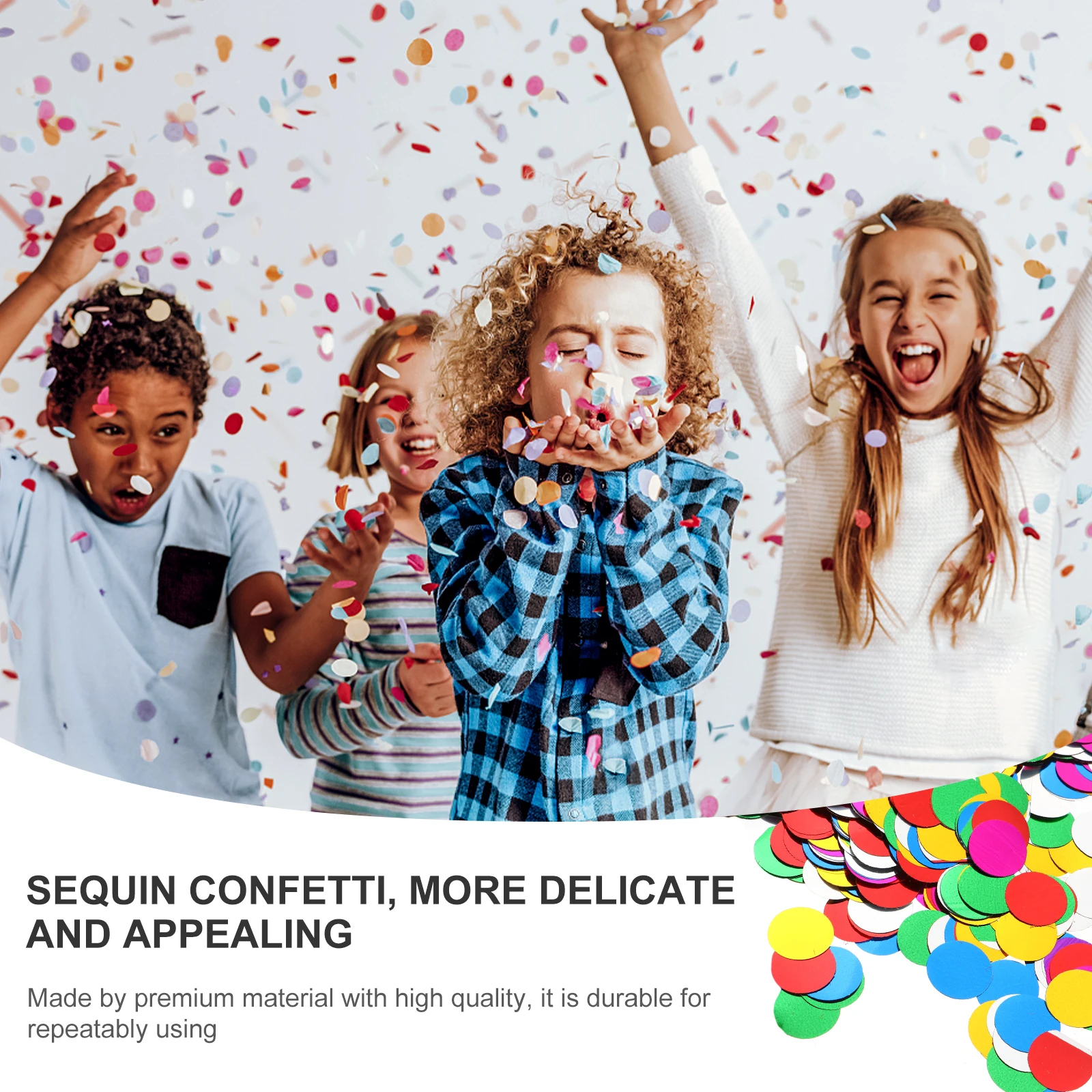 

5000 Pcs Balloon Sequin Confetti Sequin Confetti Plastic Colorful Wedding Balloon Filler Reusable Quality