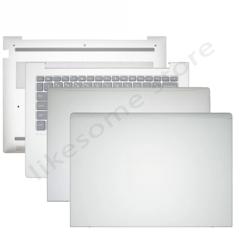 

New Replace Laptop Case For HP Probook 4 G1IR 14 HSN-Q38C-4 2025 LCD Back Cover Palmrest Upper Keyboard Bottom Base Case Silver