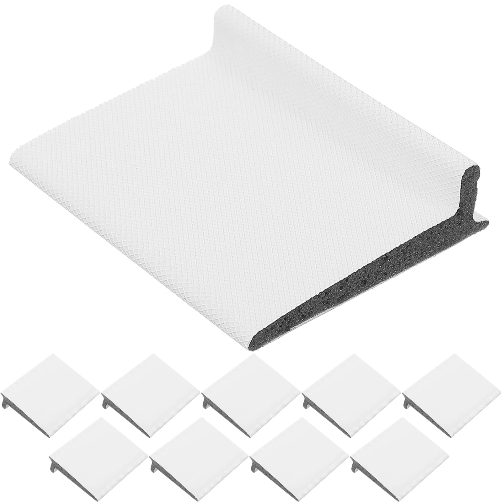 

50Pcs Door Frame Seal Strip Self Adhesive Door Corner Seals for Window Cabinet Gap Waterproof Thermal Insulation