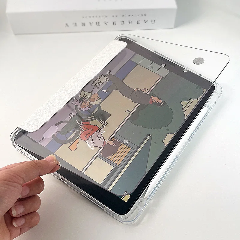 Doppelseitige klare Tablet-Hülle für iPad Pro 11 Ständer mit Stift halter Smart Sleep Wake Cover für iPad 10. 10,2/9. 9,7 Air 5 4