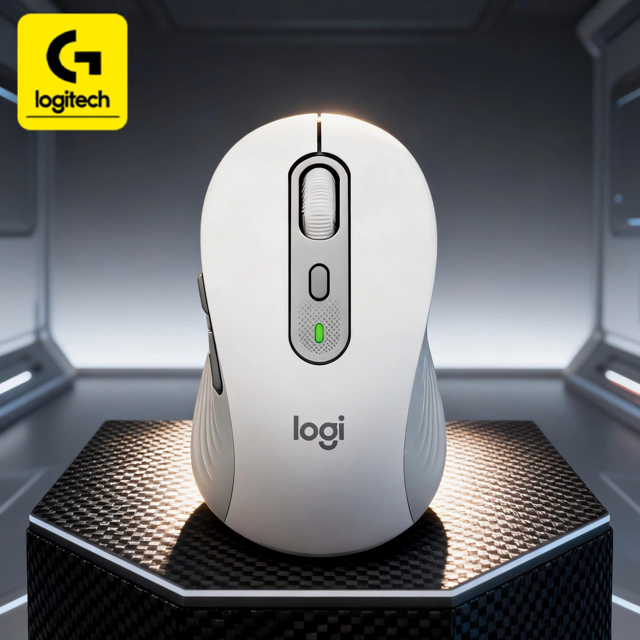 Logitech M750/M650L series mice: silent Bluetooth connection, smart scroll wheel, 2000 DPI, and 24-month battery life.