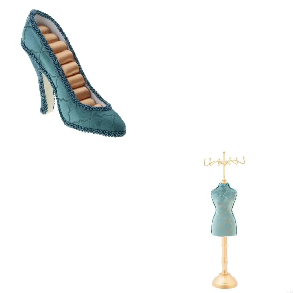 

Nishang Новый продукт Ретро Европейский Стиль Личность Павлин Синий Бронзовый Ювелирный Стенд Стенд Свадебный Подарок