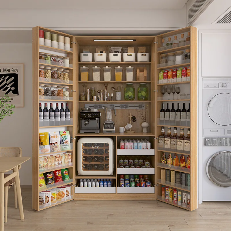 

Dining side cabinet integrated tea cabinet living room locker locker against the wall