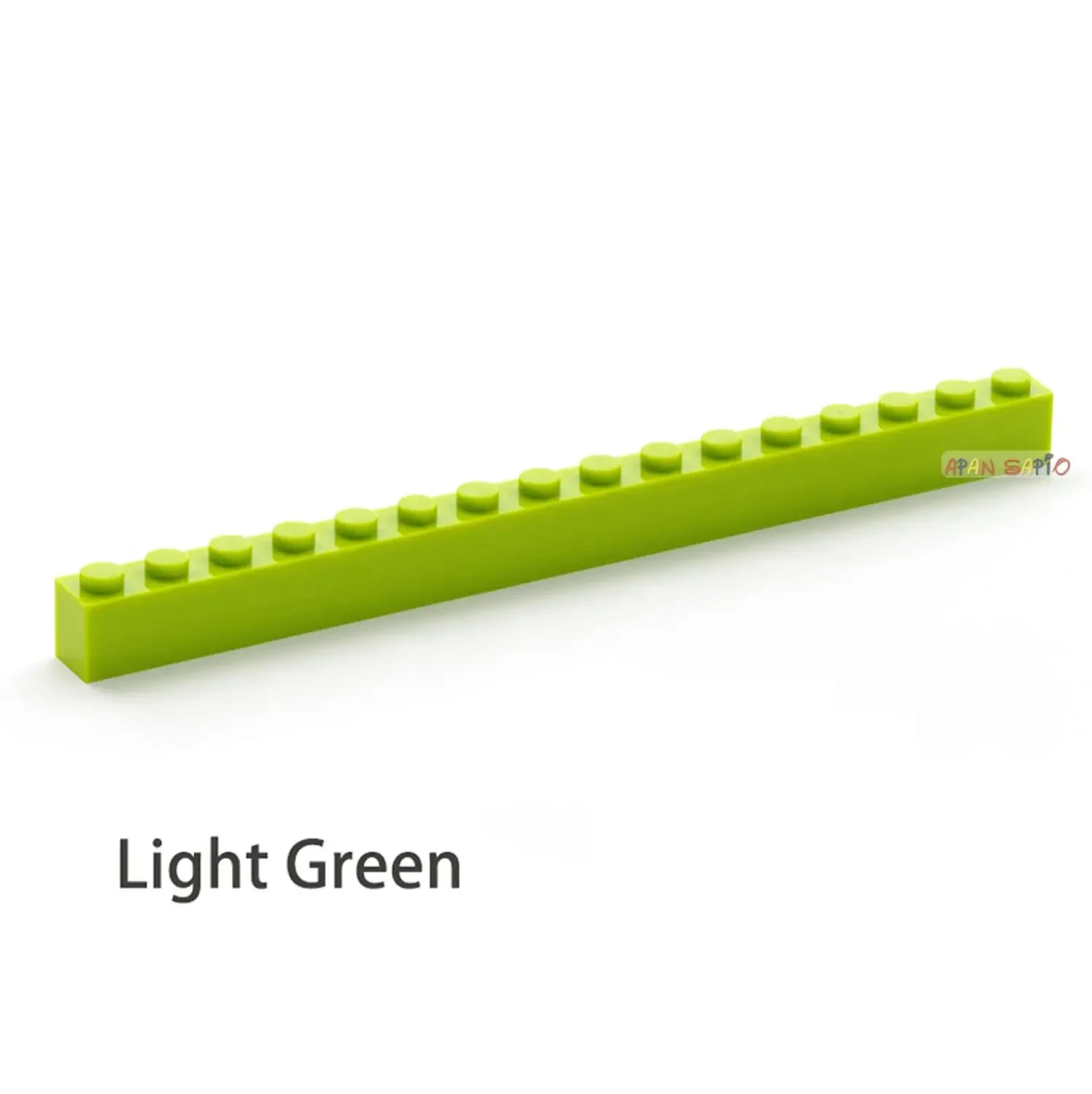 10PCS DIY Bausteine 1x16 Punkte Dicke Zahlen Bricks Pädagogisches Kreative Größe Kompatibel Mit Marken Spielzeug für Kinder 2465