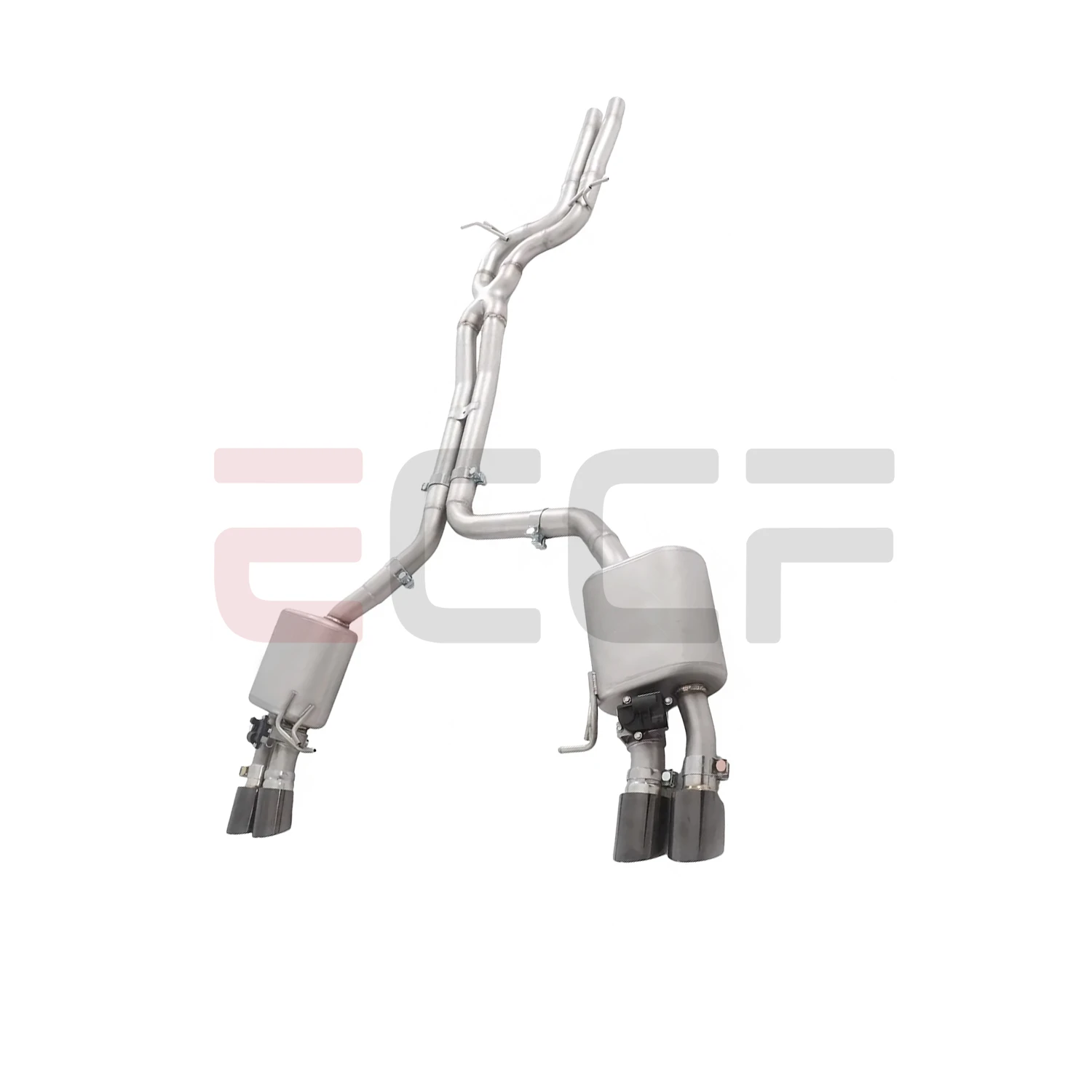 

Sporty Stainless steel sandblasting design Catback exhaust system FOR Audi A6 A7 C8 3.0T Plug and Play Performance Upgrade