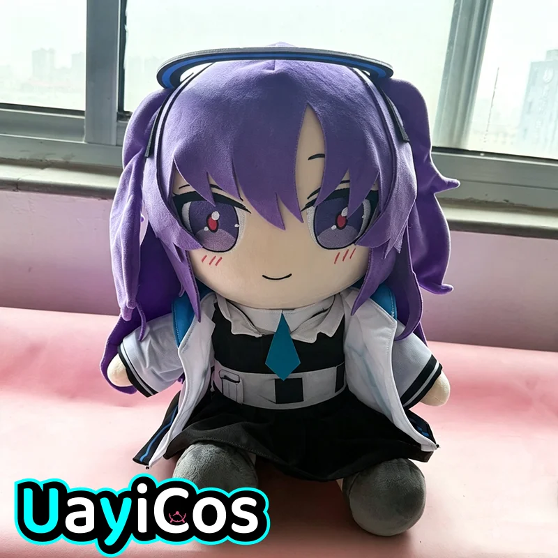 In Stock 40cm Blue Archive Hayase Yuuka Stuffed Plushie Plush Doll Clothes Pillow Anime Game Ornament Toy Gift Cosplay Costume