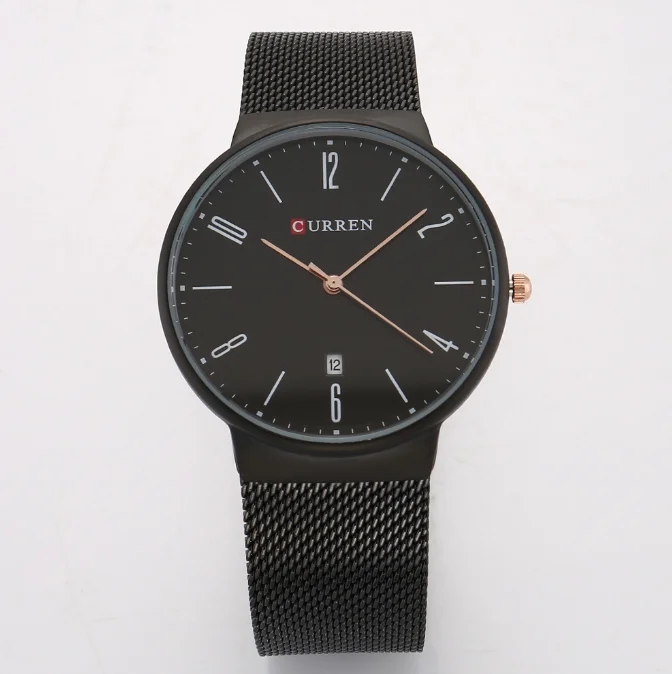 

Hot selling 2024 new men's watch with fashionable and casual waterproof quartz strap watch