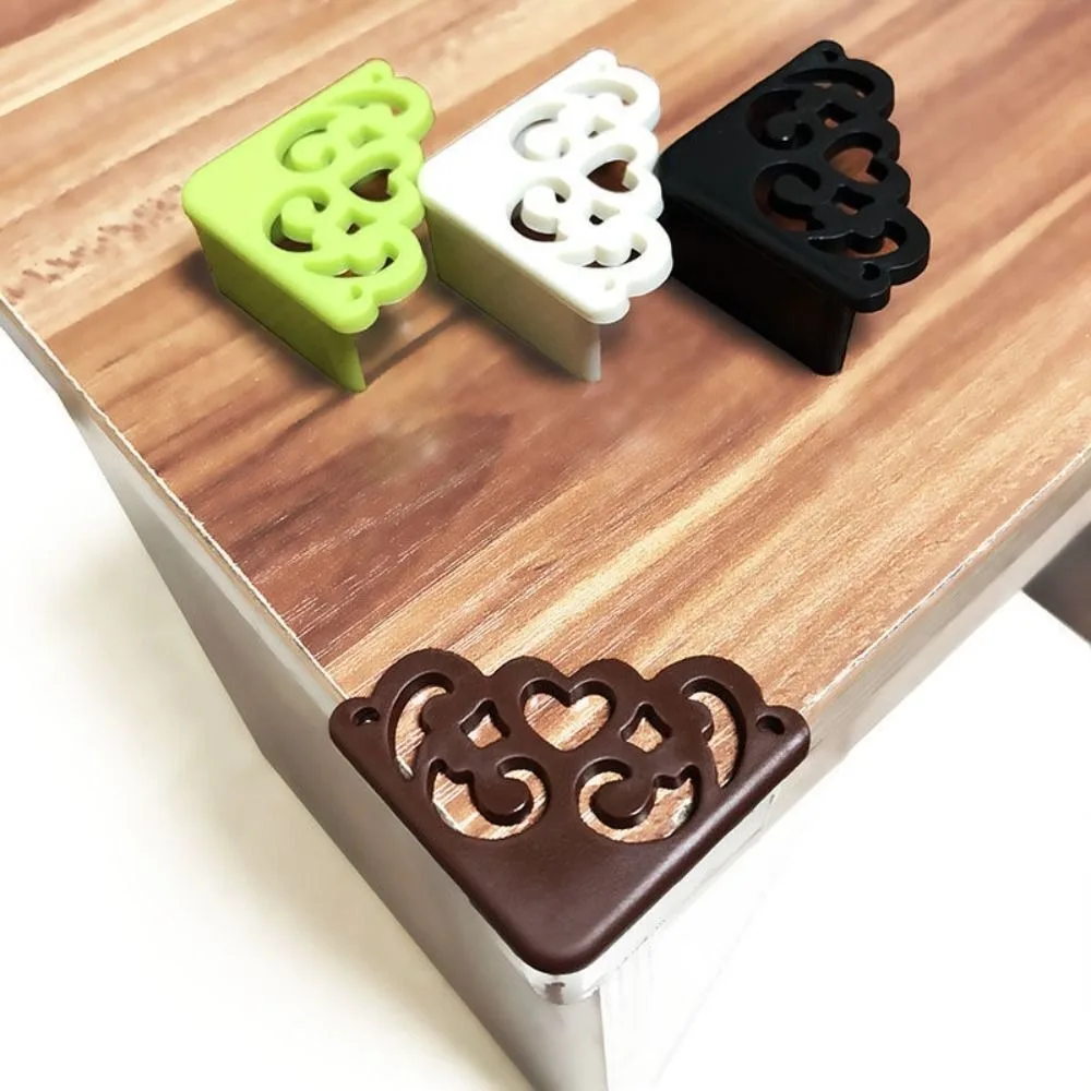 4Pcs New Flower Pattern Table Corner Protector Baby Kids Corner Protector Silicone Soft Anticollision Strip