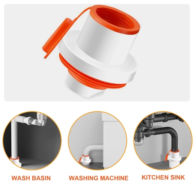 Upgrades Sink Strainer Household Essential ABS Drain Trap Drain Stop Prevents Odor Spread In Kitchens & Bathrooms