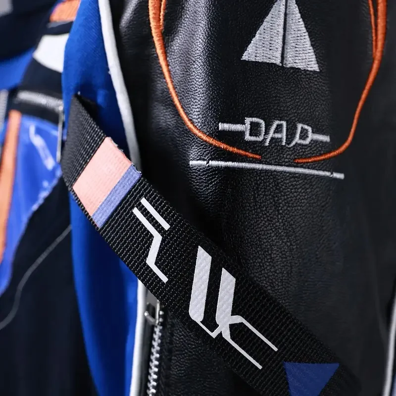 Disfraz de Cosplay de Caleb de Love and Deepspace, Chaqueta de Piloto de PU para Hombre, Traje Informal para el Día a Día, DP[7/
