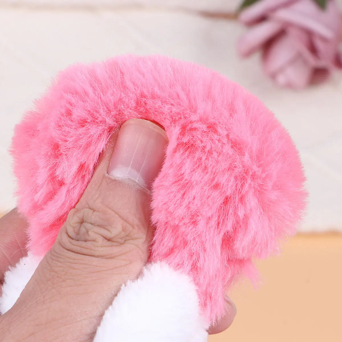 

Women Hairband Panda Ear Elastic Headband Watermelon Red Soft Lightweight Hair Wrap for Daily Use Sports Party Girl Head Wrap