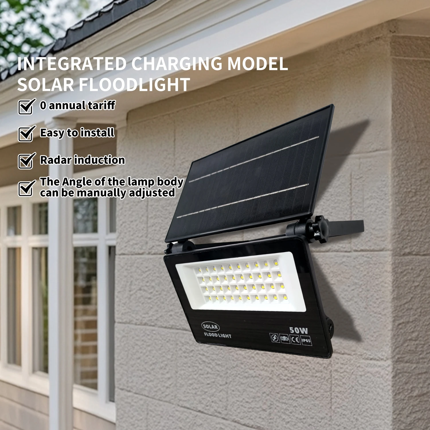 

Solar Wall Lamp With Motion Sensor Bright Outdoor Security Lights Garden Courtyard Waterproof Wall Light for Patio Garage