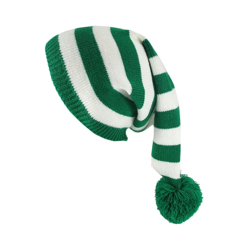 Freizeit Weihnachtsmann Weihnachten Strickmütze Frohe Weihnachten Mütze Grün Rot Santa Beanie Mütze Koreanischer Stil Häkeln Warm