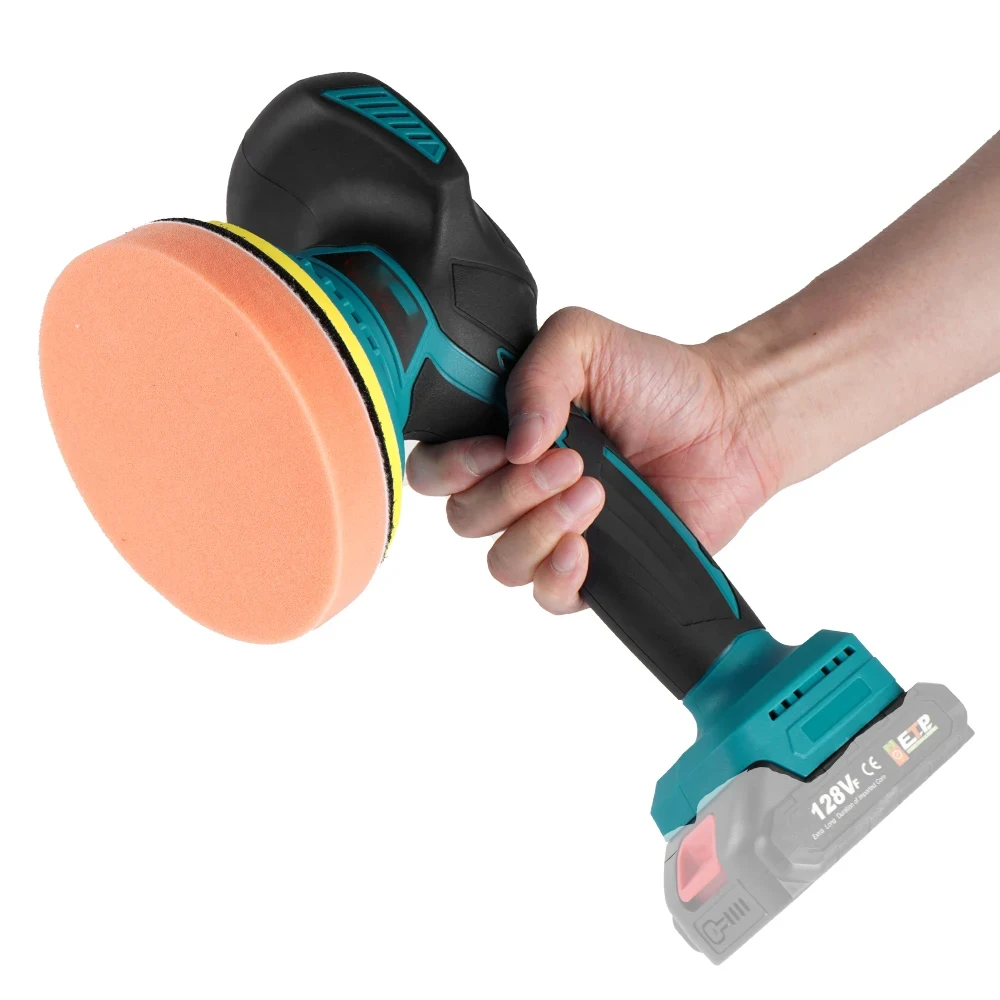 

Беспроводной 8-ступенчатый полировщик автомобиля, электрический полировщик, автомобильная полировка, герметичная глазурь, мощная машина для Makita, аккумулятор 18 В