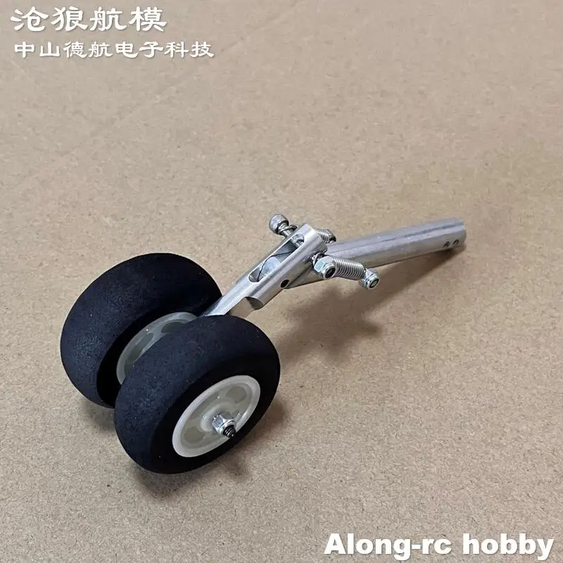 Amortisseur à Double Ressort D4 de 95 à 155mm, 2 Pièces, Deux Roues, Train d'Atterrissage à Genoux, Arbre 4.0 pour Avion RC, Modèles à Faire Soi-Même