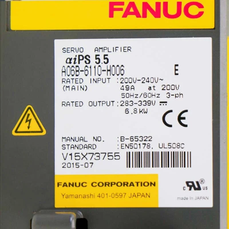 

Сервоусилитель Fanuc A06b-6110-H006, проверен, исправен, быстрая доставка