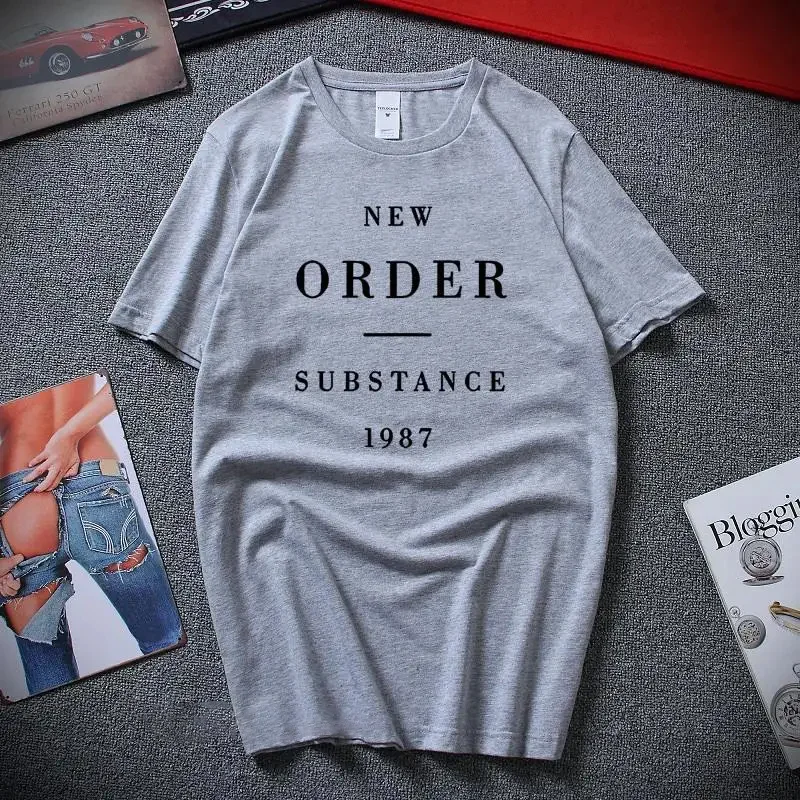 New Order Substance 1987 T Shirt 80\'S Synth Rock New Wave Bizarre Premium Cotton Xmas Gift T Shirt Top Camiseta Masculina