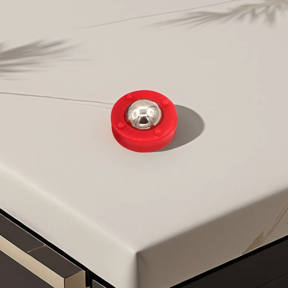Image 7: Lot de 10 mini-pucks de shuffleboard – Jeu de balle roulante de table pour enfants – Divertissement intérieur – Rangement portable – Installation facile – Acier