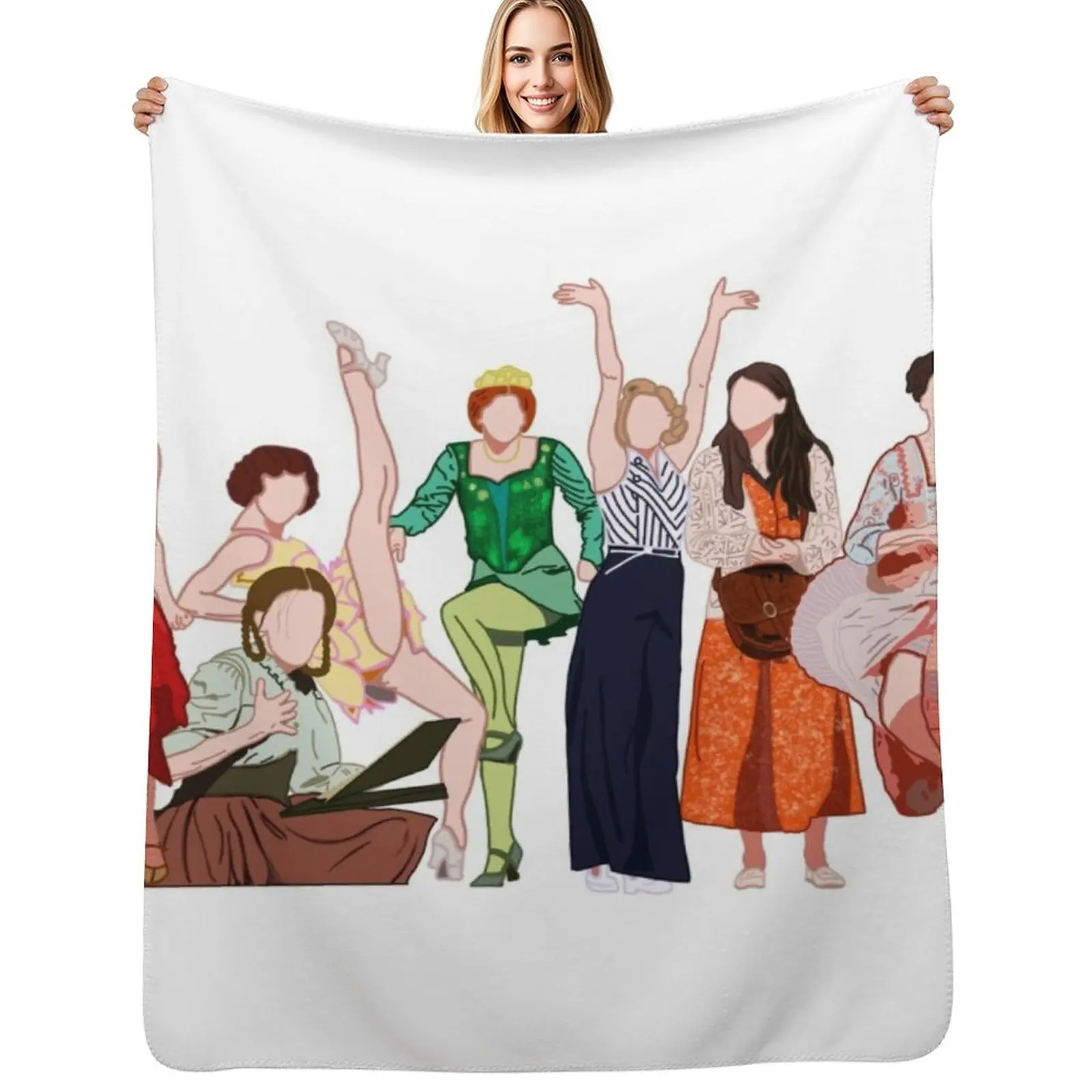 

Sutton Foster Roles Throw Blanket Bed halloween Sofa Quilt Soft Plaid Blankets