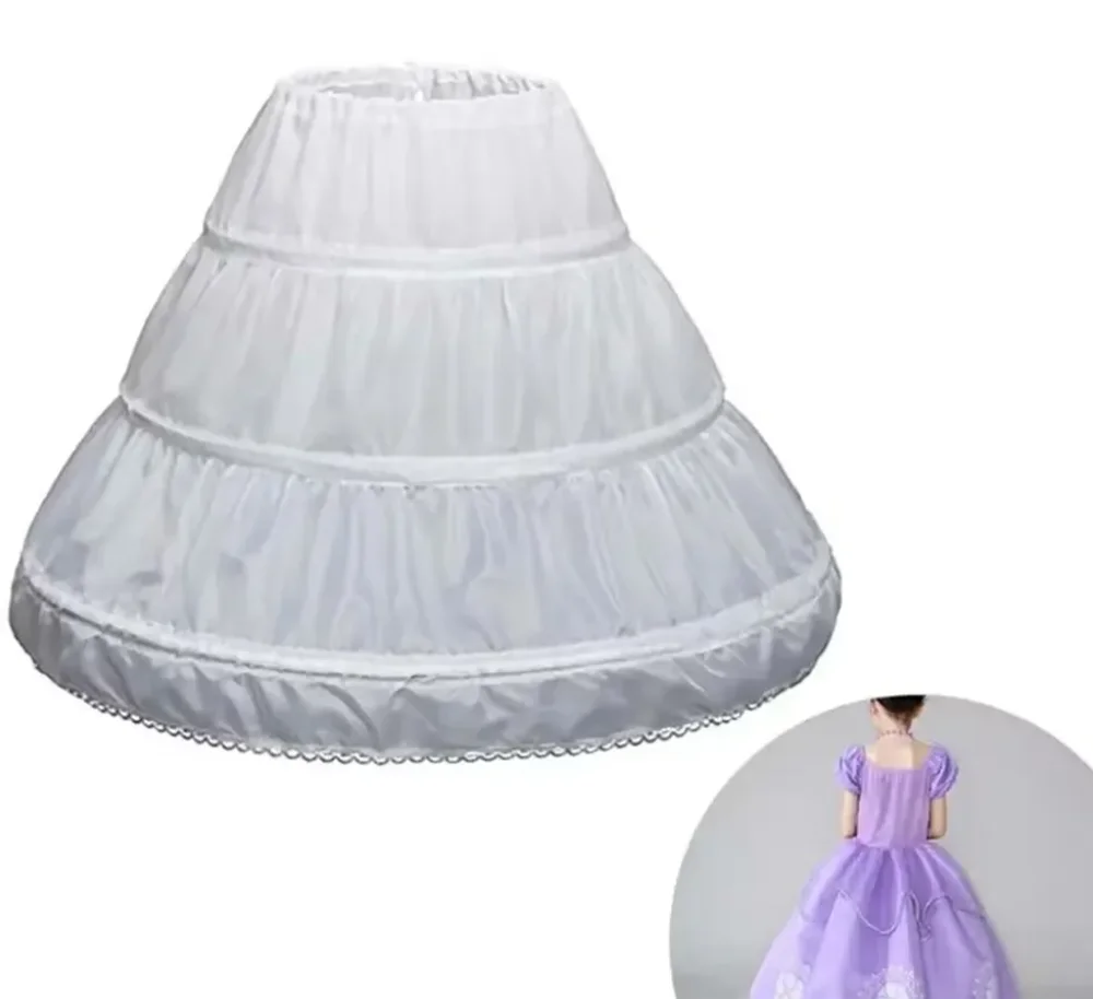 Flower Girls Petticoat Underskirt Cosplay Party Children kids Lolita Ballet Tutu Skirt Enaguas Sottogonna Mini