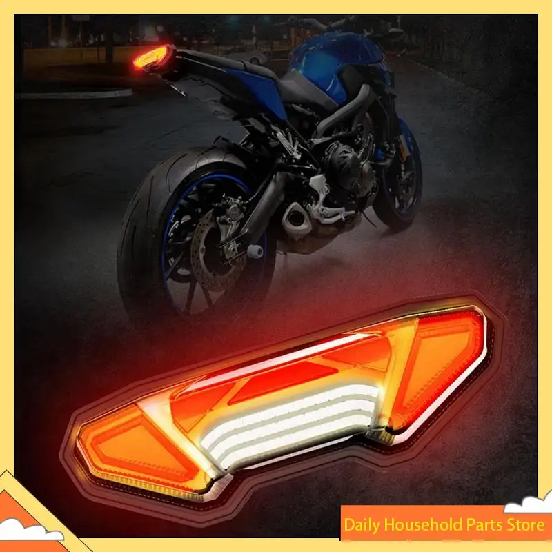 【بيع رائع】1 قطعة دراجة نارية مجددة مقاوم للماء عالية الإضاءة LED المصابيح الخلفية المحمولة ل MT 09 10 Tracer 900 GT FJ 09 FZ 09 1