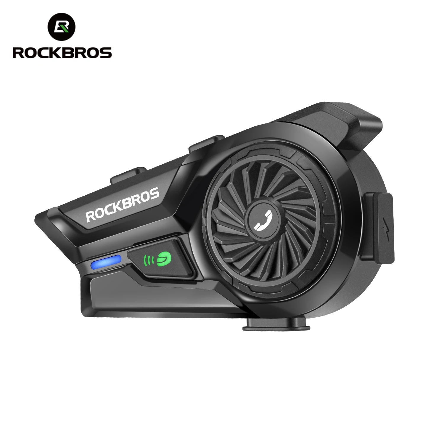 ROCKBROS Helmet Bluetooth Motorcycle Intercom Bluetooth Helmet Headset For 2 Rider 300M Intercomunicador Moto Interphone