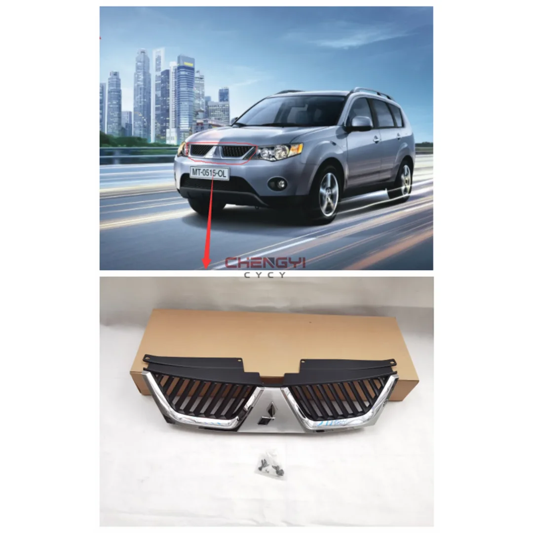 

Front Bumper Upper Grille Grill Insert Radiator For Outlander CW4W CW5W CW6W (07-09) 7450A037 7450A037HA