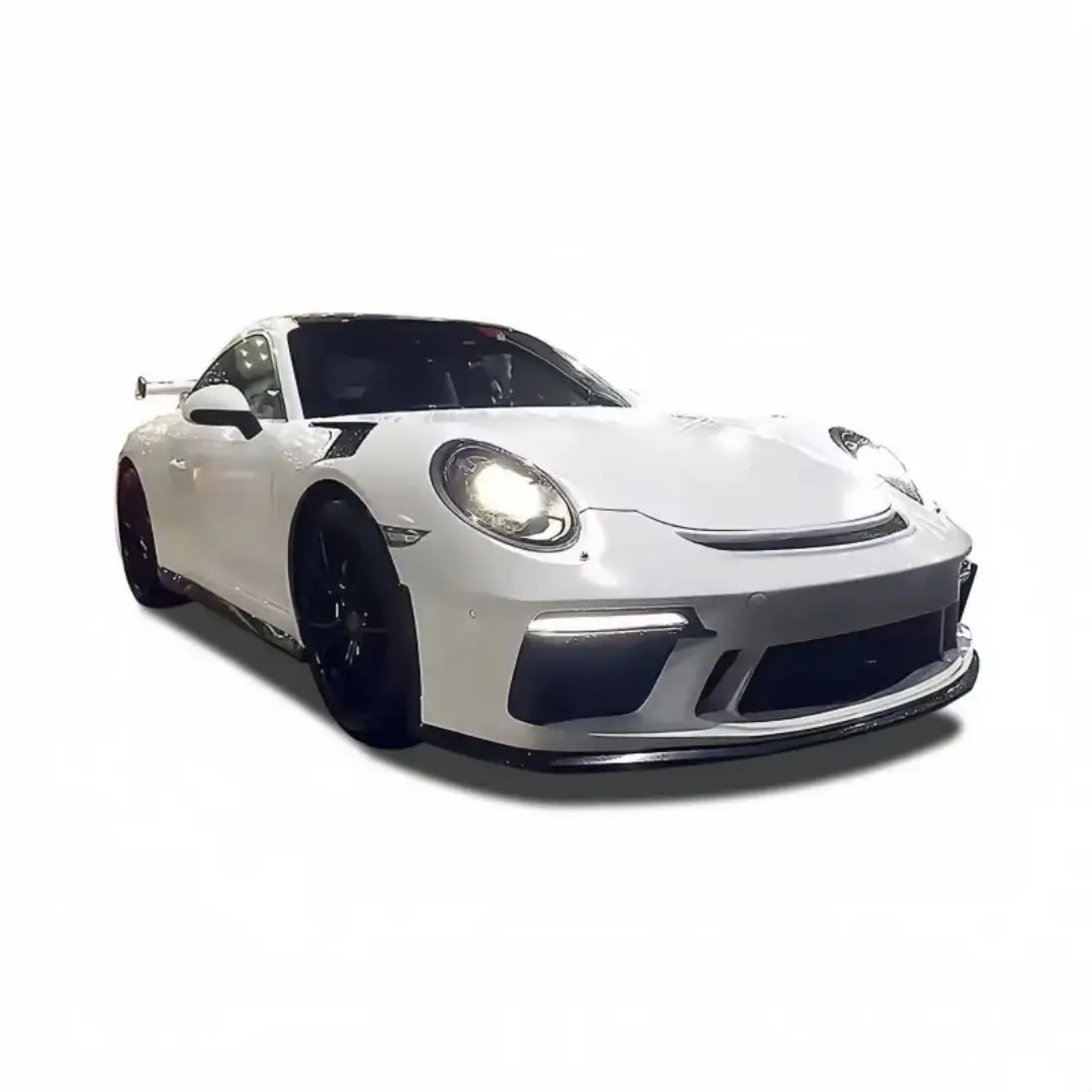 XIN WEI for 911 991.2 GT3 Upgrade Front/Rear Bumper Body Kit Front Rear Spoilers Side Skirts Rear Diffuser Wing-Screw-On