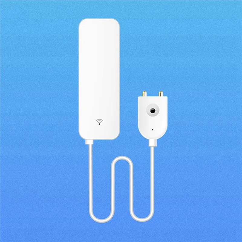 -RRKK Tuya Zigbee Умный датчик утечки воды Детектор уровня перелива воды Система охранной сигнализации Датчик утечки воды