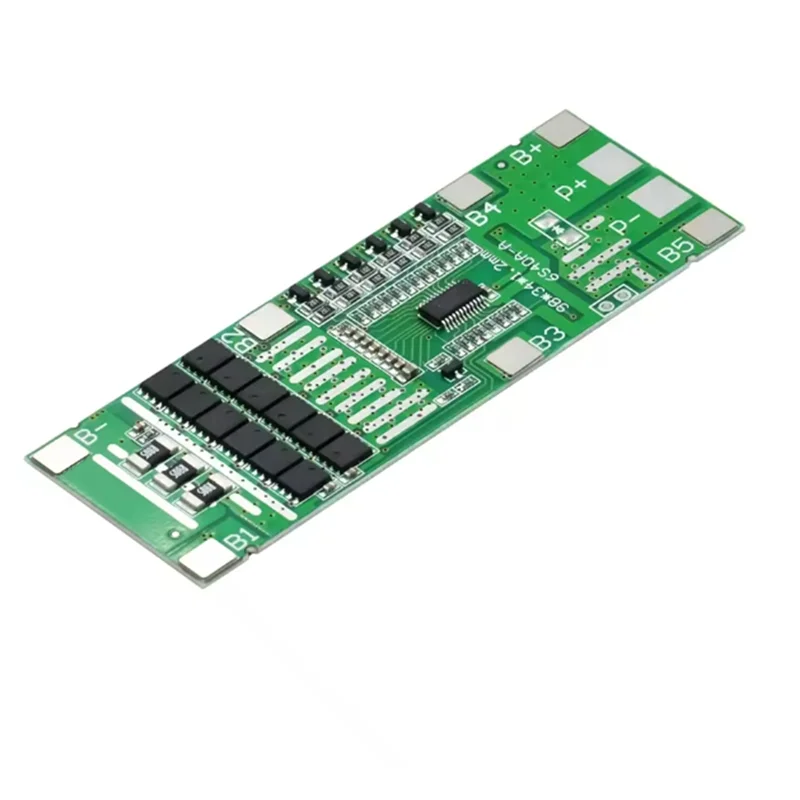 【SLEEK DESIGN】6S 40A 24V 18650 Li- Lithium Battery Protect Board Solar Lighting Bms Pcb With Balance For Ebike Scooter - view 2